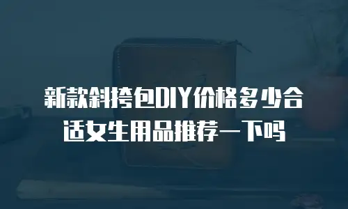 新款斜挎包DIY价格多少合适女生用品推荐一下吗