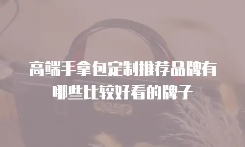 高端手拿包定制推荐品牌有哪些比较好看的牌子