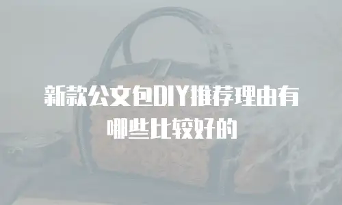 新款公文包DIY推荐理由有哪些比较好的