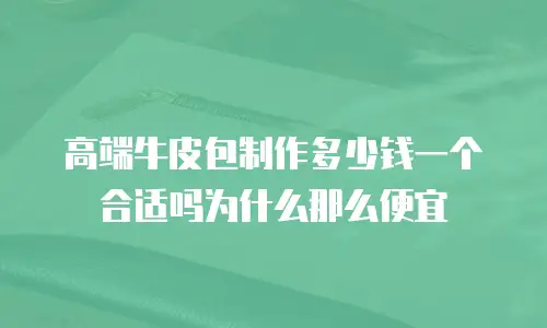 高端牛皮包制作多少钱一个合适吗为什么那么便宜