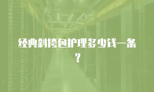 经典斜挎包护理多少钱一条？