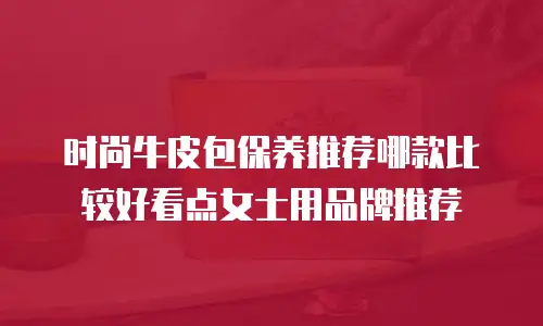 时尚牛皮包保养推荐哪款比较好看点女士用品牌推荐