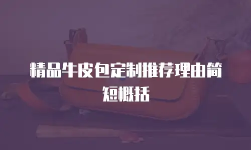 精品牛皮包定制推荐理由简短概括