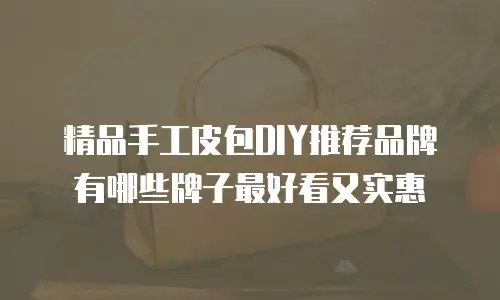 精品手工皮包DIY推荐品牌有哪些牌子最好看又实惠
