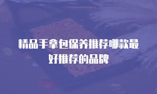 精品手拿包保养推荐哪款最好推荐的品牌