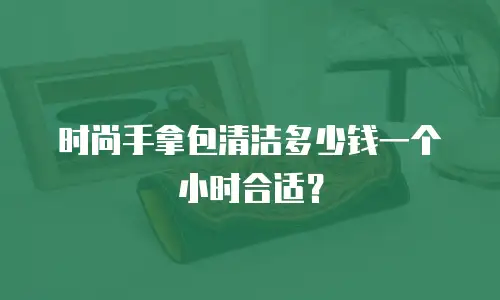 时尚手拿包清洁多少钱一个小时合适？
