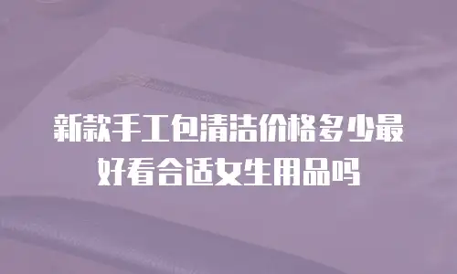 新款手工包清洁价格多少最好看合适女生用品吗