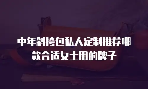 中年斜挎包私人定制推荐哪款合适女士用的牌子