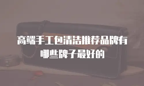 高端手工包清洁推荐品牌有哪些牌子最好的