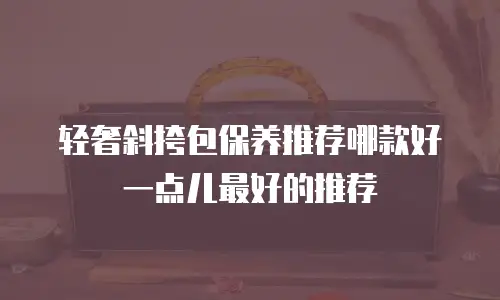轻奢斜挎包保养推荐哪款好一点儿最好的推荐