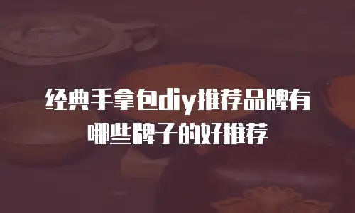 经典手拿包diy推荐品牌有哪些牌子的好推荐