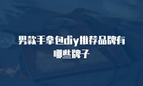 男款手拿包diy推荐品牌有哪些牌子