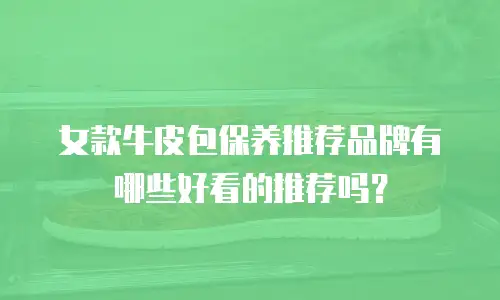 女款牛皮包保养推荐品牌有哪些好看的推荐吗？