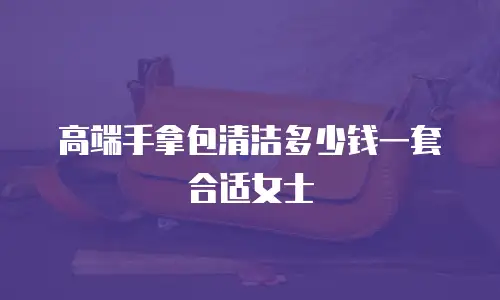 高端手拿包清洁多少钱一套合适女士