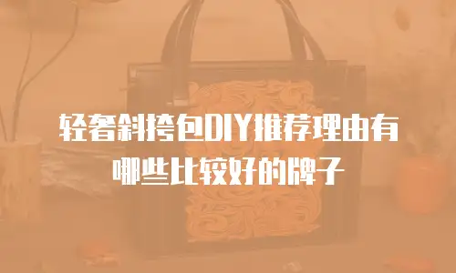 轻奢斜挎包DIY推荐理由有哪些比较好的牌子