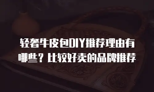 轻奢牛皮包DIY推荐理由有哪些？比较好卖的品牌推荐