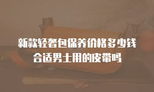 新款轻奢包保养价格多少钱合适男士用的皮带吗