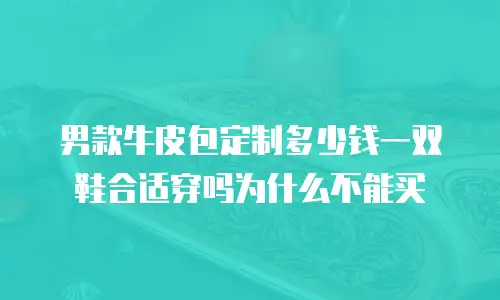 男款牛皮包定制多少钱一双鞋合适穿吗为什么不能买
