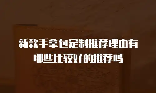 新款手拿包定制推荐理由有哪些比较好的推荐吗