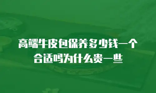 高端牛皮包保养多少钱一个合适吗为什么贵一些