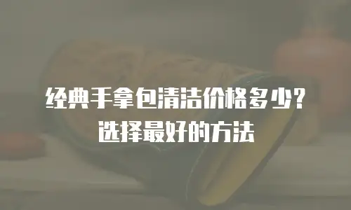 经典手拿包清洁价格多少？选择最好的方法