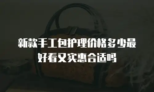 新款手工包护理价格多少最好看又实惠合适吗