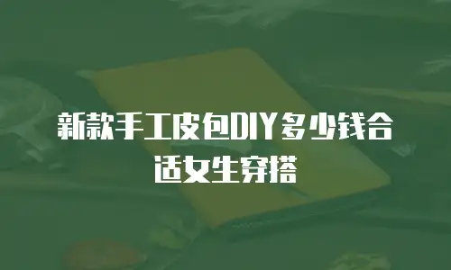 新款手工皮包DIY多少钱合适女生穿搭