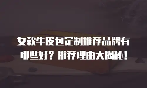 女款牛皮包定制推荐品牌有哪些好？推荐理由大揭秘！