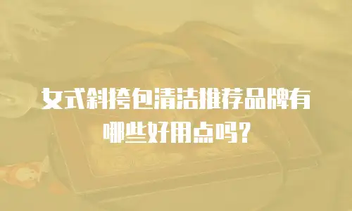 女式斜挎包清洁推荐品牌有哪些好用点吗？