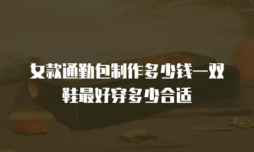 女款通勤包制作多少钱一双鞋最好穿多少合适