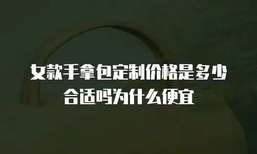 女款手拿包定制价格是多少合适吗为什么便宜