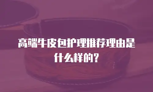 高端牛皮包护理推荐理由是什么样的？