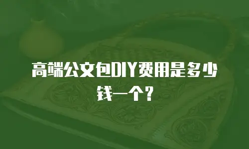 高端公文包DIY费用是多少钱一个？