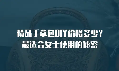 精品手拿包DIY价格多少？最适合女士使用的秘密
