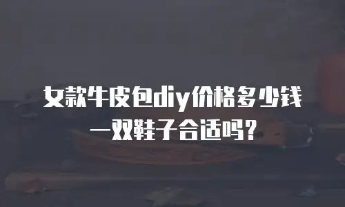 女款牛皮包diy价格多少钱一双鞋子合适吗？
