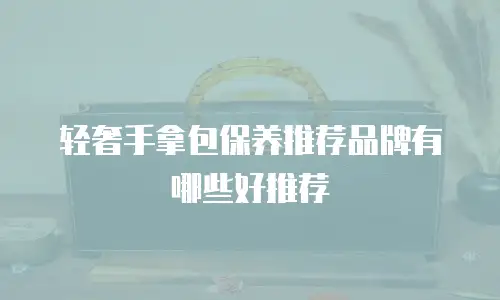 轻奢手拿包保养推荐品牌有哪些好推荐