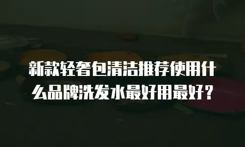 新款轻奢包清洁推荐使用什么品牌洗发水最好用最好？