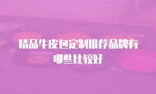精品牛皮包定制推荐品牌有哪些比较好