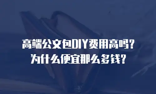 高端公文包DIY费用高吗？为什么便宜那么多钱？