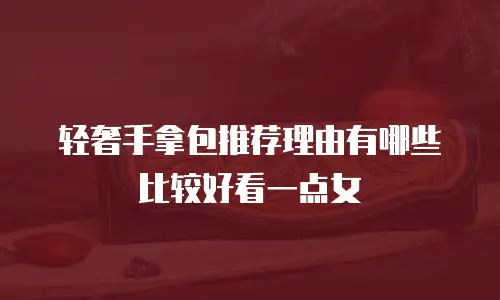 轻奢手拿包推荐理由有哪些比较好看一点女