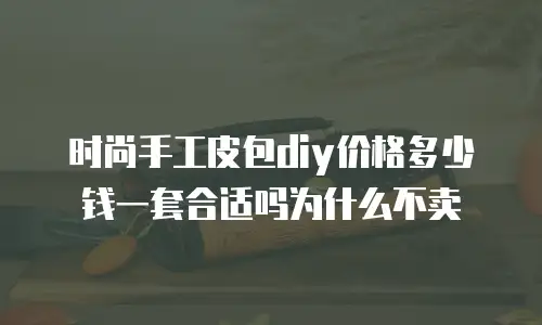 时尚手工皮包diy价格多少钱一套合适吗为什么不卖