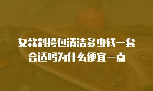 女款斜挎包清洁多少钱一套合适吗为什么便宜一点
