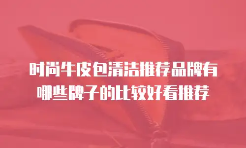 时尚牛皮包清洁推荐品牌有哪些牌子的比较好看推荐