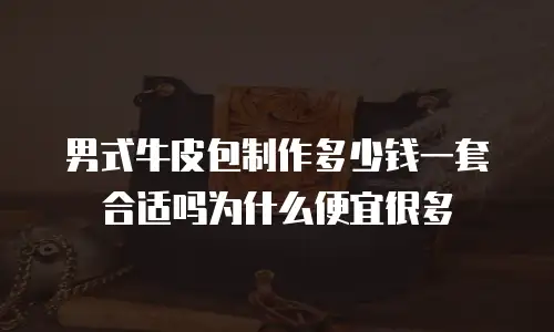 男式牛皮包制作多少钱一套合适吗为什么便宜很多