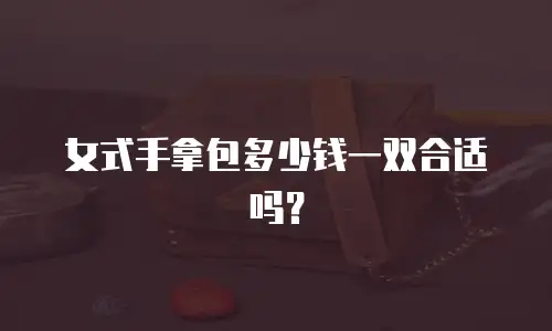 女式手拿包多少钱一双合适吗？