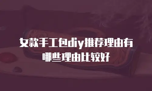 女款手工包diy推荐理由有哪些理由比较好