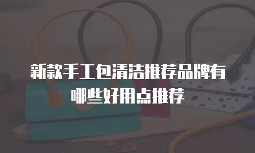 新款手工包清洁推荐品牌有哪些好用点推荐