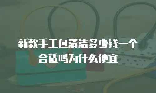 新款手工包清洁多少钱一个合适吗为什么便宜