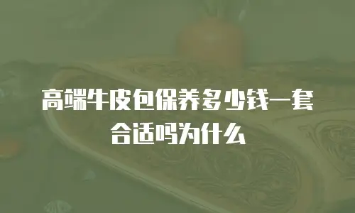 高端牛皮包保养多少钱一套合适吗为什么