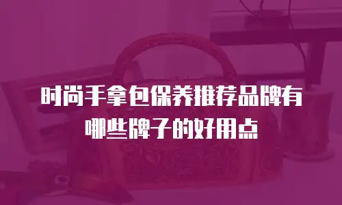 时尚手拿包保养推荐品牌有哪些牌子的好用点